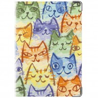 Обложка для паспорта Узор из кошек