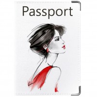 Обложка для паспорта Lady in Red