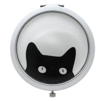 Карманное зеркальце Кошка