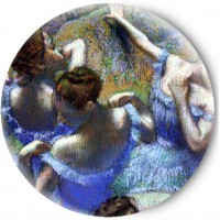 Одностороннее зеркальце Балерины в голубом