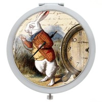 Карманное зеркальце Белый Кролик
